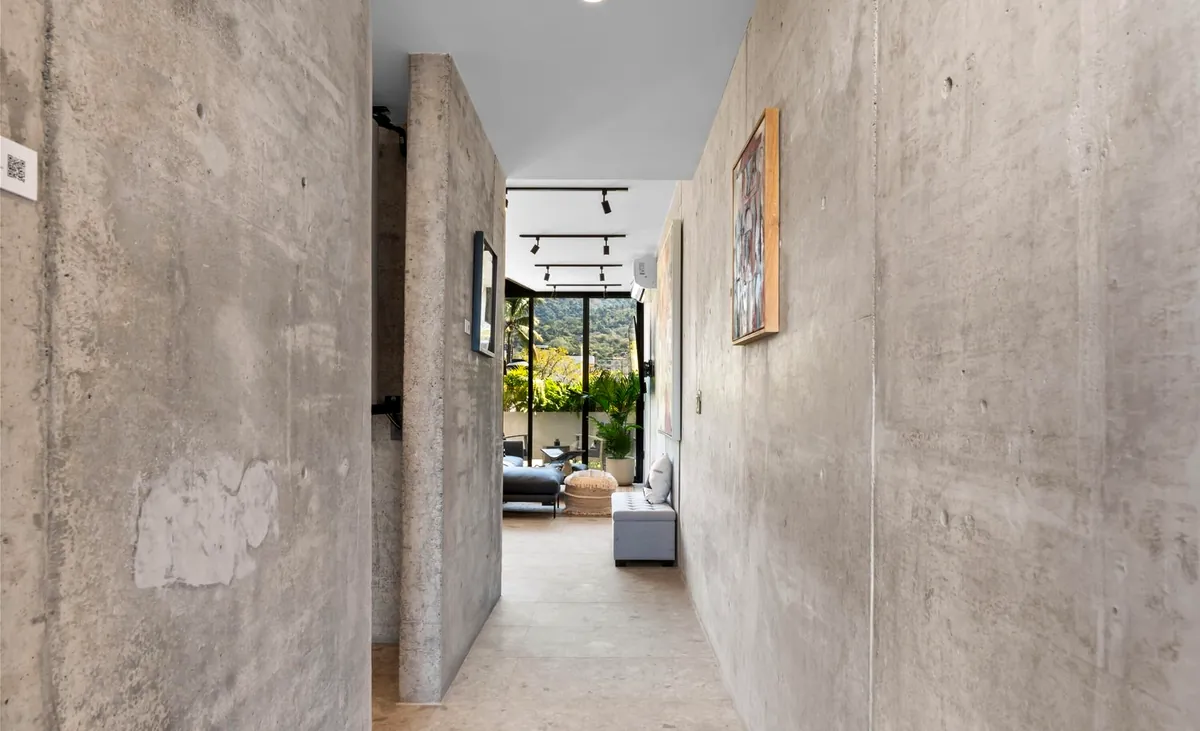 Hallway opening toward the living space